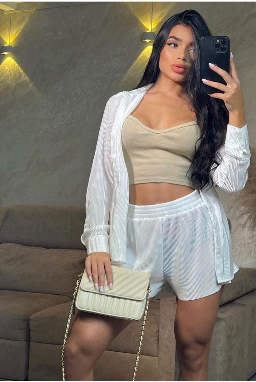 3-598 Conjunto short trillado