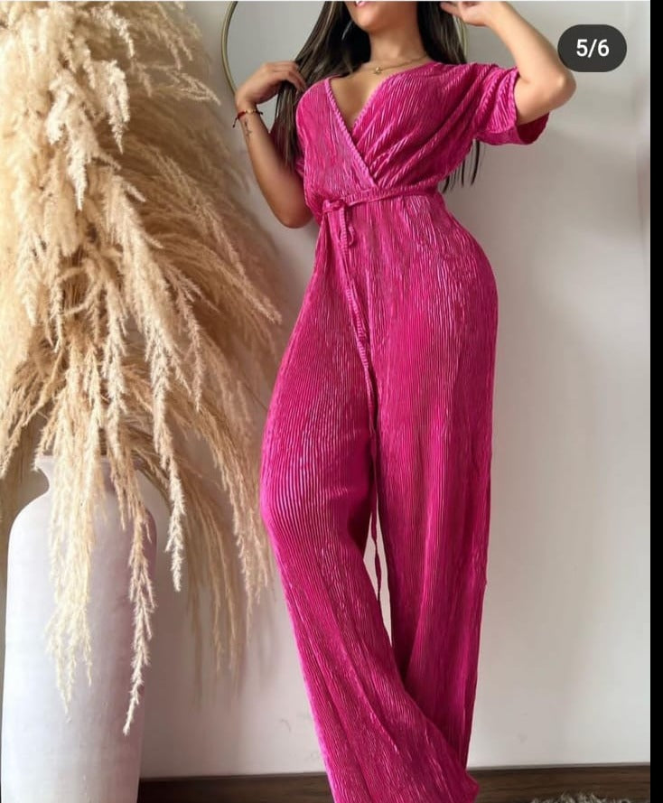 50-191 Enterizo satín trillado