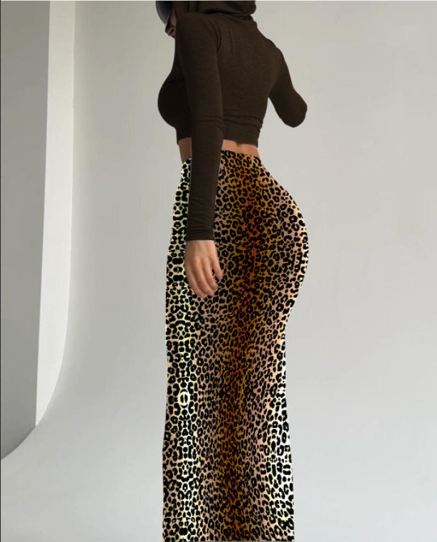 3-620(2) hermoso vestido animal print