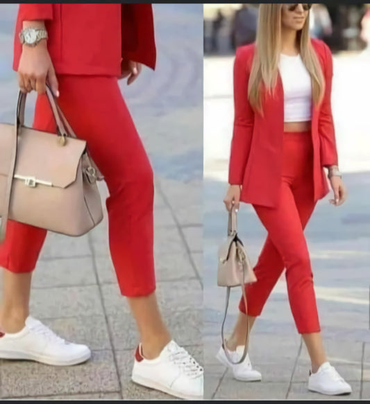 3-135 Conjunto 3 piezas blazer y pantalón