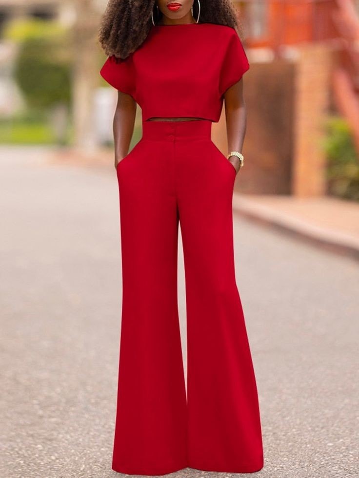 3-540 Conjunto pantalón palazzo
