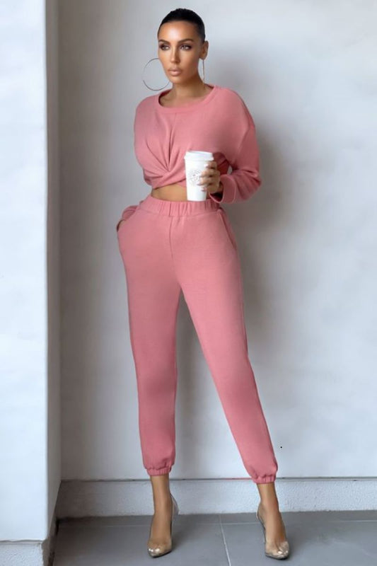 3-579 Conjunto blusa cruzada