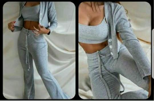 3-345 Conjunto 3 piezas botones blancos