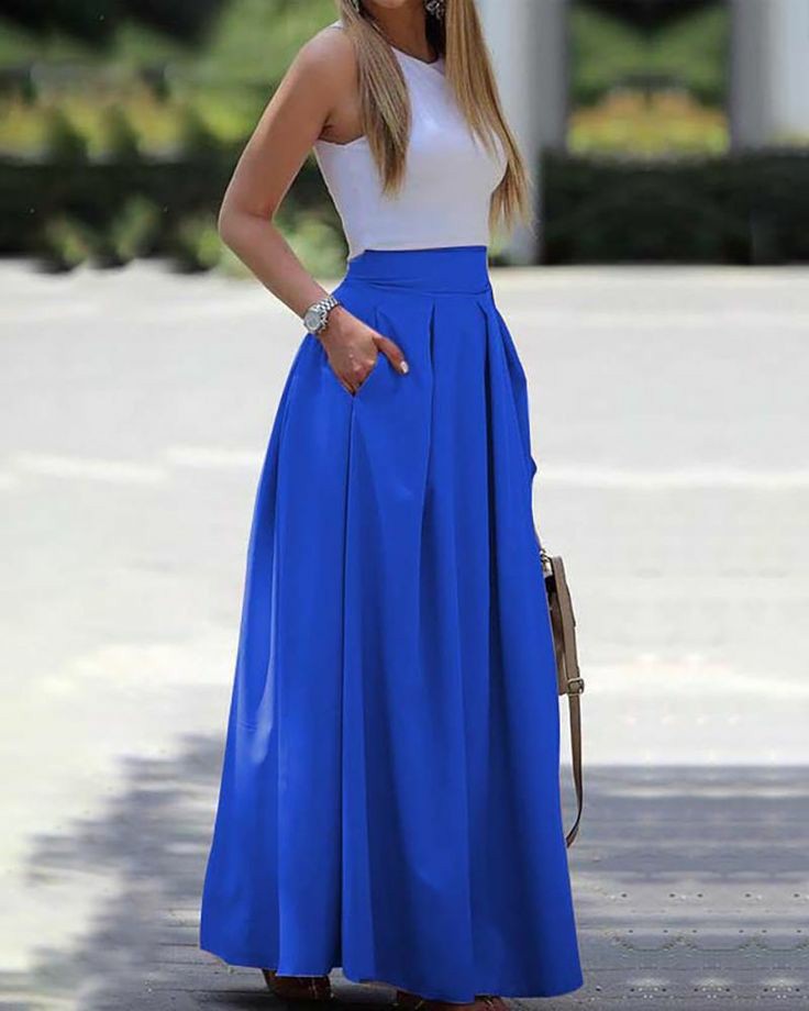 3-109 Conjunto 2 piezas falda prenses con blusa