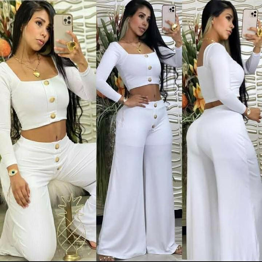 3-388 Conjunto rib con botones