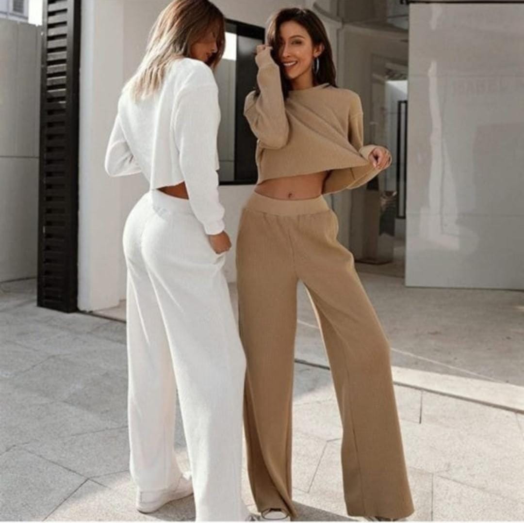 Conjunto hilo pantalón ancho 3-311 – Tatiana Brand