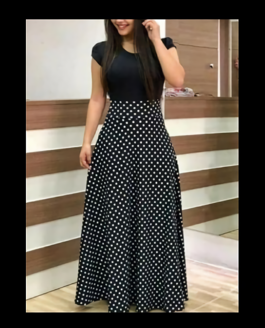 42-047 Vestido de lunares