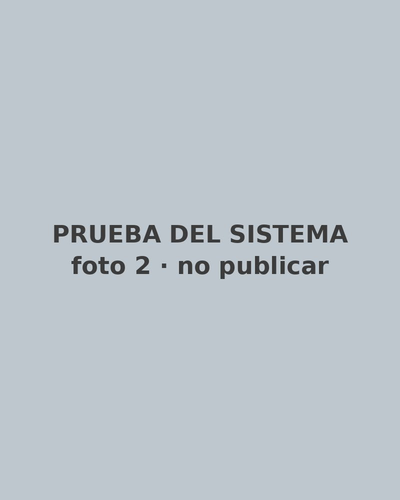 Prenda de prueba del sistema, foto 2