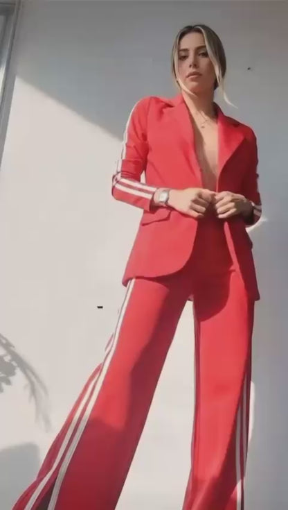 3-558. Set para mujer. blazer pantalon y blusa