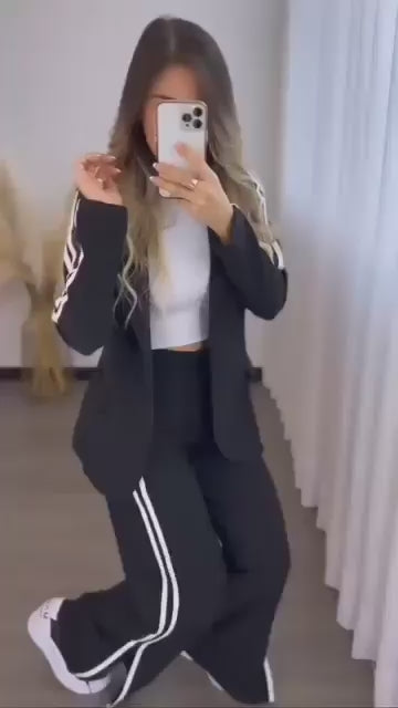 3-558. Set para mujer. blazer pantalon y blusa