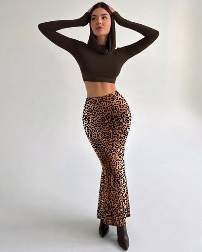 Set Safari animal print/cafe 3-620