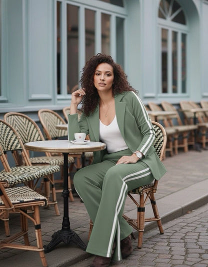 3-558. Set para mujer. blazer pantalon y blusa