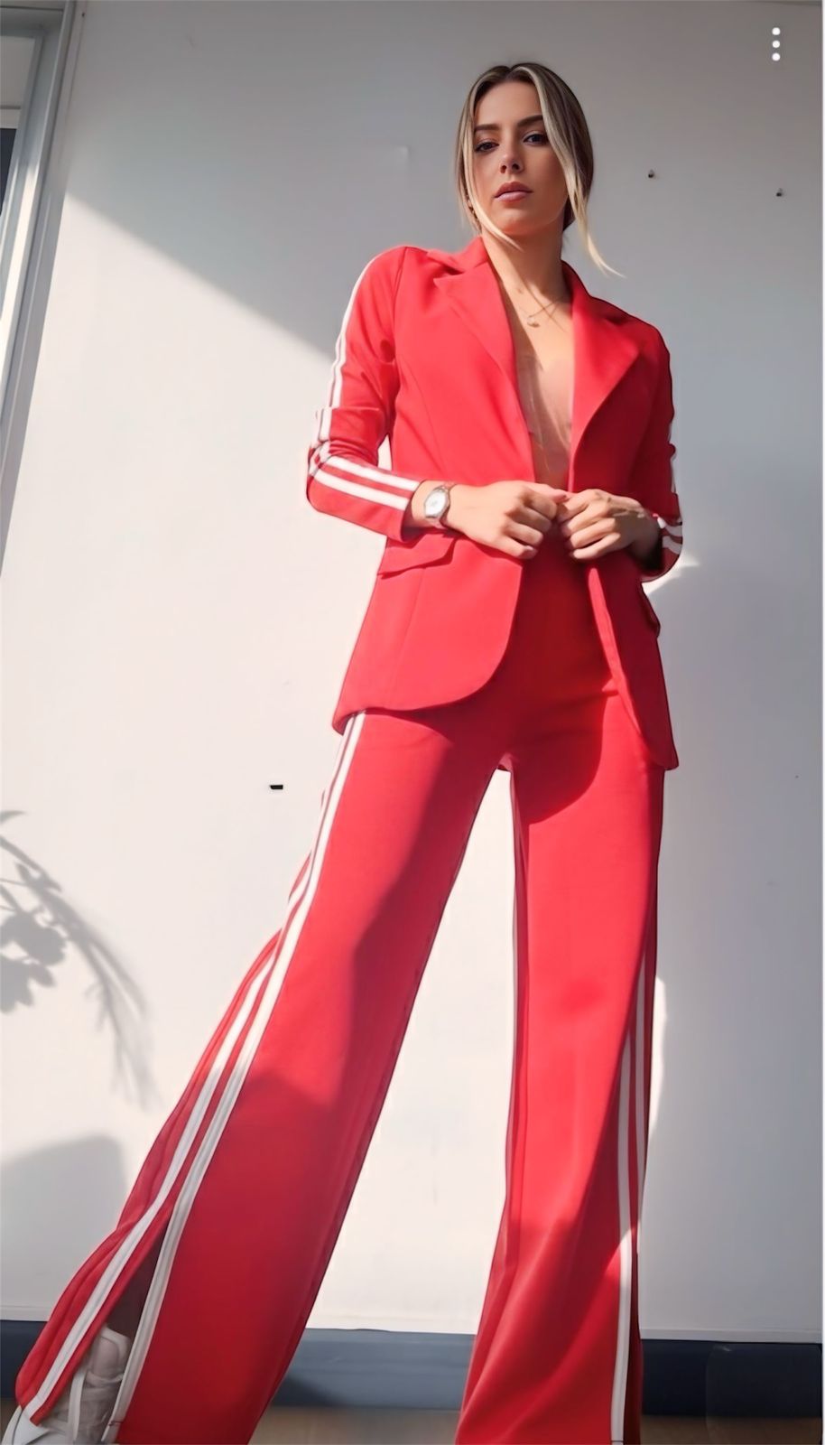 3-558. Set para mujer. blazer pantalon y blusa