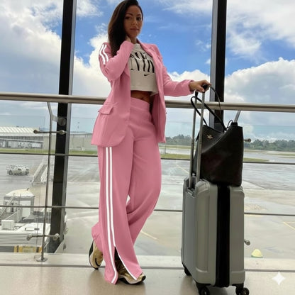 3-558. Set para mujer. blazer pantalon y blusa