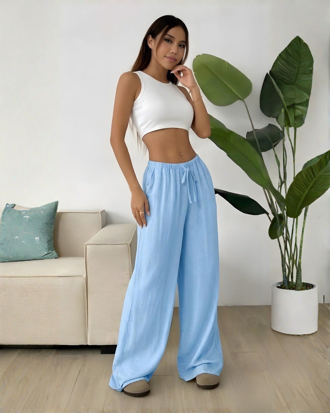 Brisa Palazzo Pant lino 20-20