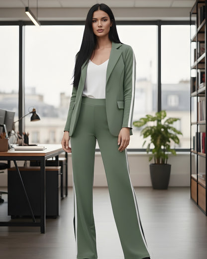 3-558. Set para mujer. blazer pantalon y blusa