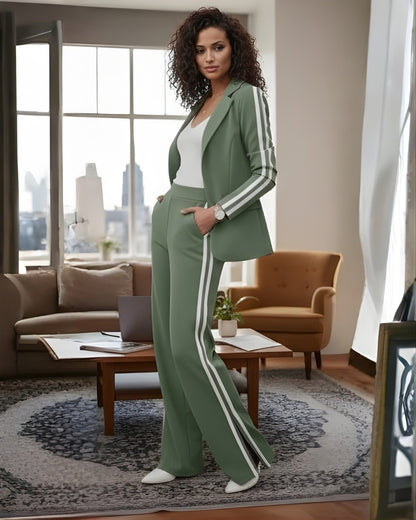 3-558. Set para mujer. blazer pantalon y blusa