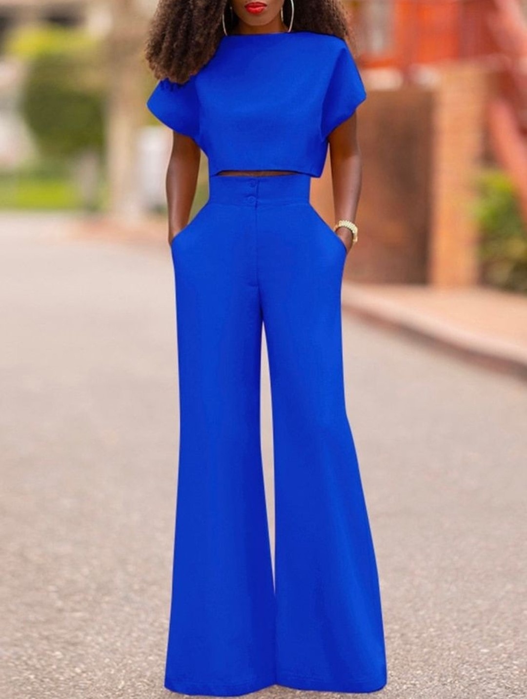 Conjunto Con Pantalon Palazzo 3-540 Conjunto Pantalón Palazzo