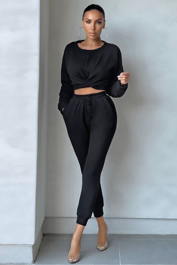Conjunto bluza cruzada 3-579