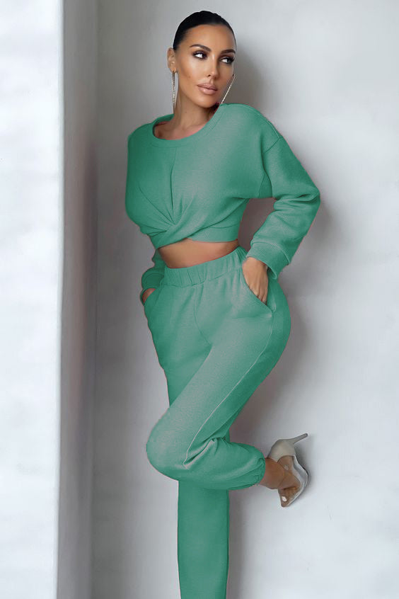 Conjunto bluza cruzada 3-579